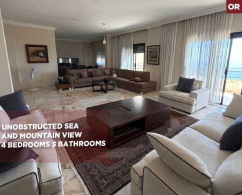 sea and Mountain View/spacious/prime area /easy access/DAWHET EL HOSS,ALEY/دوحة الحص/REF#OR141372
