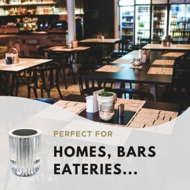 مصباح طاولة أكريليك شفاف مودرن قابل للشحن | Modern Transparent Acrylic Cordless Table Lamp — 3
