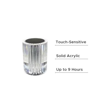 مصباح طاولة أكريليك شفاف مودرن قابل للشحن | Modern Transparent Acrylic Cordless Table Lamp — 4