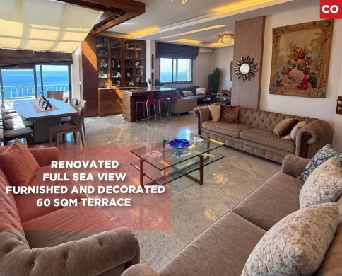Duplex Apartment for Sale/Fully renovated And furnished/Prime location/BOUAR-KESEROUAN/بوار/REF#CO141417