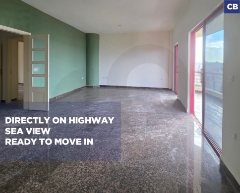 Apartment for sale/directly on highway/Prime location/sea view/JOUNIEH-KESEROUAN/جونيه/REF#CB141448