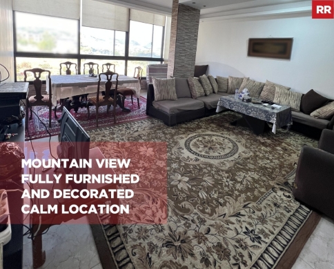 Fully furnished and decorated Apartment/Mountain view/Calm location/KAYFOUN-ALEY/كيفون/REF#RR141444