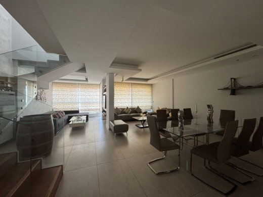 Fully Furnished Decorated High-End Duplex With Terrace For Rent in Mansourieh