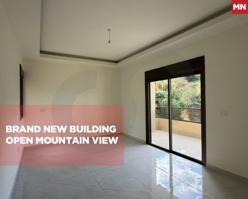 Apartment for Sale/Brand new building/Open mountain view/BLAYBEL-BAABDA/بليبل/REF#MN141483