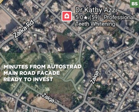 Prime Land/Zone B2/ easy access/Ready to invest/ZALKA,METN/زلقا /REF#BS141506
