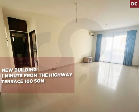 spacious terrace/new building/prime location/ bouar keserouan/البوار/REF#DC141548