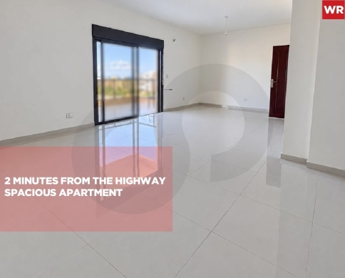 Spacious apartment For Sale/2 minutes from the highway/prime location/KARTABOUN-JBEIL/قرطبون/REF#WR141541