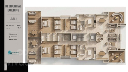 شقة عصرية في الطابق الثاني بالرابية للبيع | Modern 3-Bedroom Floor 2 Apartment in Rabieh — 2