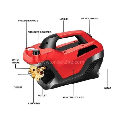مغسلة ضغط عالٍ 2400 واط | High Pressure Washer 2400W — 7