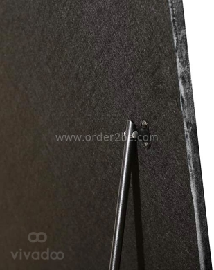 مرآة مخملية بتصميم عصري غير منتظم | Elegant Irregular Velvet Mirror — 6