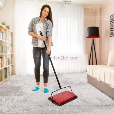 قشاطة ومكنسة سجاد يدوية احترافية | Efficient Manual Carpet Sweeper
