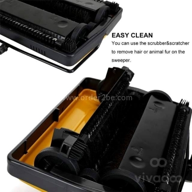 قشاطة ومكنسة سجاد يدوية احترافية | Efficient Manual Carpet Sweeper — 3