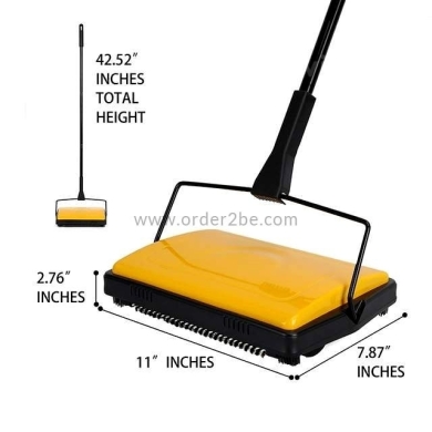 قشاطة ومكنسة سجاد يدوية احترافية | Efficient Manual Carpet Sweeper — 6