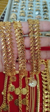 سوار وبلاك ذهب برازيلي مطلي فاخر | Brazilian Gold Plated Bracelet & Jewelry — 7
