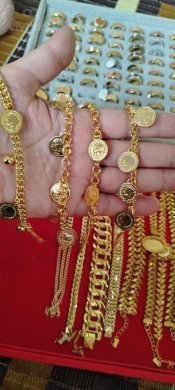 سوار وبلاك ذهب برازيلي مطلي فاخر | Brazilian Gold Plated Bracelet & Jewelry — 3