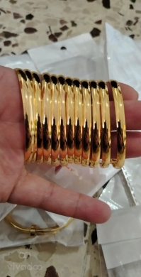 سوار وبلاك ذهب برازيلي مطلي فاخر | Brazilian Gold Plated Bracelet & Jewelry — 9