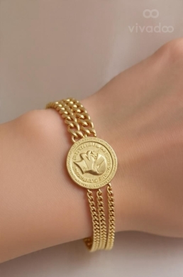 مجلس ومجموعة إكسسوارات ذهب برازيلي فاخر | Brazilian Gold Plated Jewelry Set