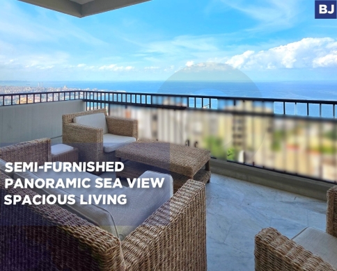Apartment for Rent/Semi-furnished/ Panoramic sea view /SAHEL ALMA-KESEROUAN/سهل علما/REF#BJ141601