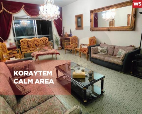 Spacious Apartment for Sale/Well-maintained residential building/Calm Area/KORAYTEM-BEIRUT/قريطم/REF#WS141579