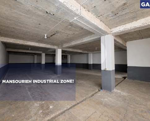 Prime Warehouse For rent/Industrial Zone/MANSOURIEH-METN/منصوريه/REF#GA141568