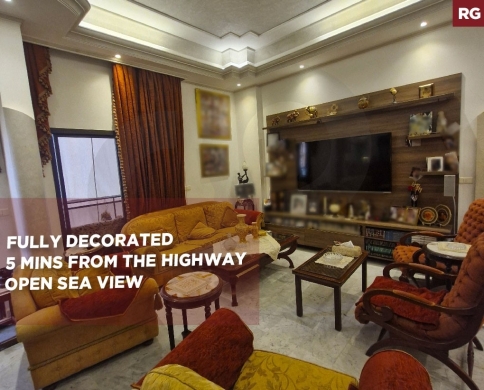 Spacious /beautiful sea view/easy access/prime location/Blat,JBEIL/بلاط/REF#RG141567