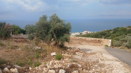 Exceptional Land with Open Sea View For Sale In Kfar Aabida, Batroun