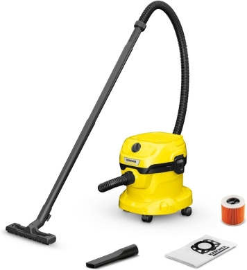 مكنسة كارشر دبليو دي 2 بلس الجافة والرطبة 1000 واط | KÄRCHER WD 2 Plus Wet and Dry Vacuum Cleaner 10