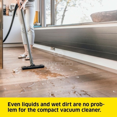 مكنسة كارشر دبليو دي 2 بلس الجافة والرطبة 1000 واط | KÄRCHER WD 2 Plus Wet and Dry Vacuum… — 7