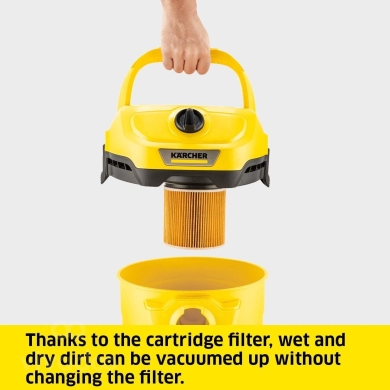 مكنسة كارشر دبليو دي 2 بلس الجافة والرطبة 1000 واط | KÄRCHER WD 2 Plus Wet and Dry Vacuum… — 6