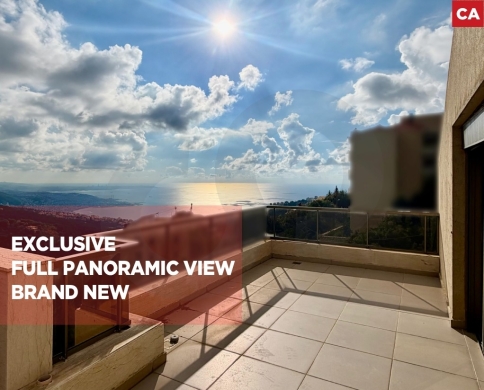 Exclusive Apartment for sale/Brand New/Full Panoramic View/FATQA-KESEROUAN/فتقا/REF#CA141633