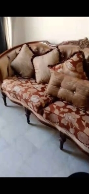 Wooden living room salon set — 4