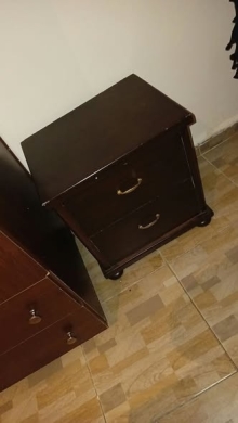 Bedroom set with two beds — 4