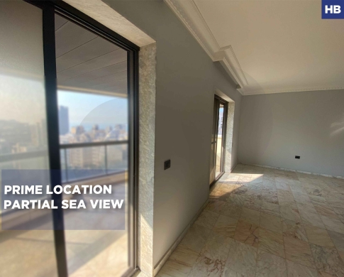 LUXURY LIVING/PRIME VERDUN LOCATION/SEA VIEW/RENT/BEIRUT/فردان /REF#HB141644 !