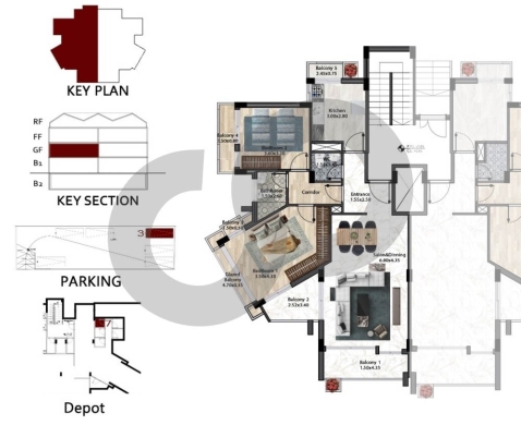 Under-Construction/5-Year Payment Plan/desirable area/Majdelyoun,… — 2