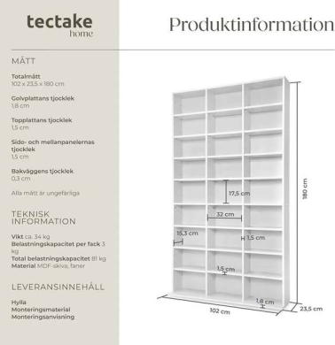 CD Shelf and Storage Rack for 1080 CDs — 2