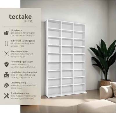 CD Shelf and Storage Rack for 1080 CDs — 3