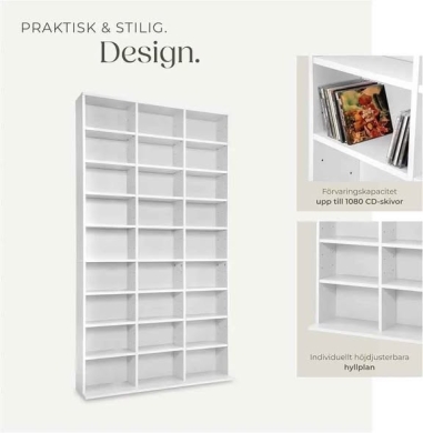CD Shelf and Storage Rack for 1080 CDs — 5