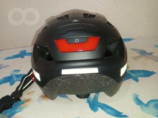 خوذة دراجة هوائية كريفت مع إضاءة خلفية | Crivit Bike Helmet Large-XLarge with LED — 4