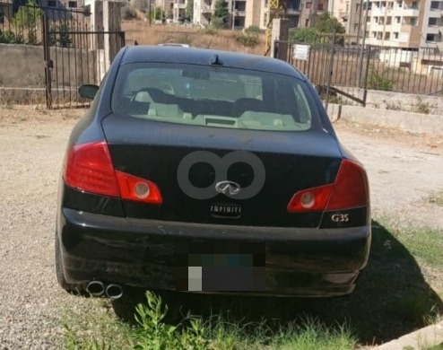 سيارة إنفنتي جي 35 للبيع في بحمدون مسجلة مع صك بيع | Infiniti G35 For Sale in Bhamdoun