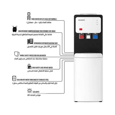 New Water Cooler with Integrated Fridge — 4