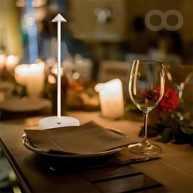 Minimalist Table Lamp: Scandinavian Design, Warm LED Light — 6