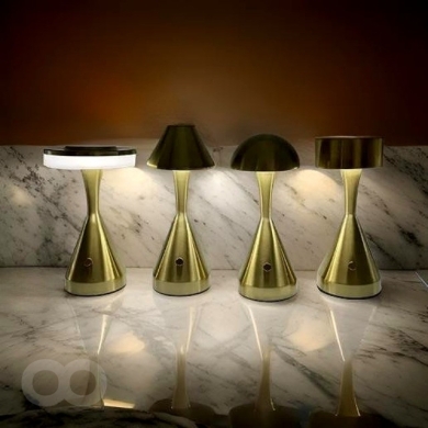 Conical Table Lamp in Stylish Bronze with Dimmable Brightness — 5