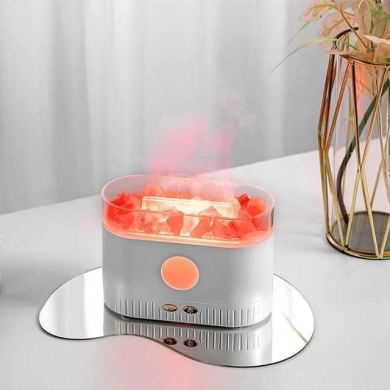 Salt Lamp Aroma Diffuser with Aromatherapy Mist & LED Lights — 2