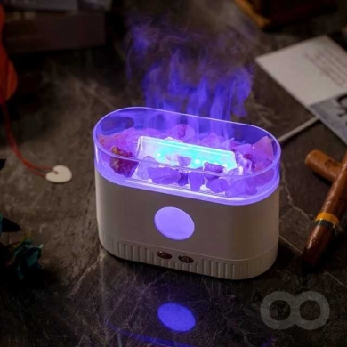 Salt Lamp Aroma Diffuser with Aromatherapy Mist & LED Lights — 5