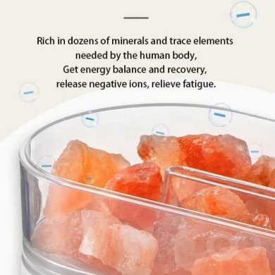 Salt Lamp Aroma Diffuser with Aromatherapy Mist & LED Lights — 3