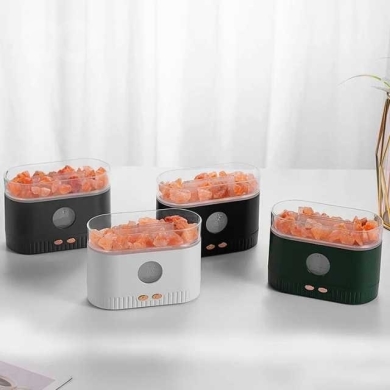 Salt Lamp Aroma Diffuser with Aromatherapy Mist & LED Lights — 7