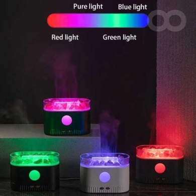 Salt Lamp Aroma Diffuser with Aromatherapy Mist & LED Lights — 4