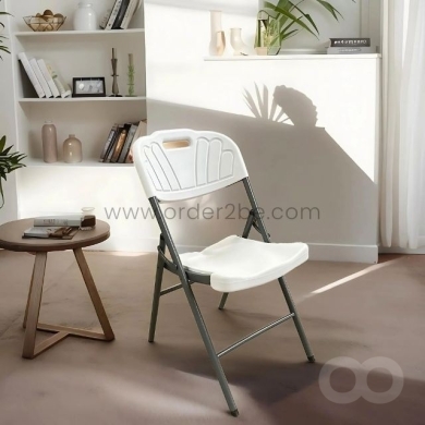 Heavy-Duty Foldable Dining Chair – 200kg, Steel Legs, Stackable for Events & Outdoors — 2