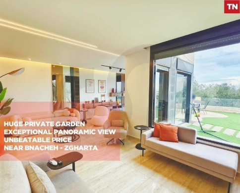 Brand-new apartment/Close to all amenities/Panoramic View/ZGHARTA/زغرتا/REF#TN141784