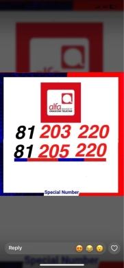 Alfa recharge couple bronze numbers